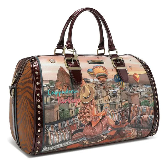 Bolso De Viaje Nicole Lee Hne16929 Heaven On Earth Terracota