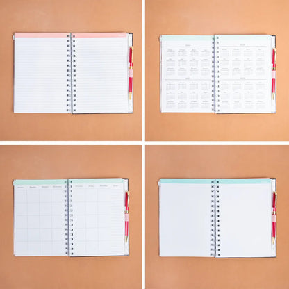 Agenda Semanal Nicole Lee De Espiral Print London Eye Fw26