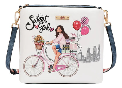 Set 2 Pz Bolsa Hobo Y Crossbody Sweet Girl Nikky By Nl