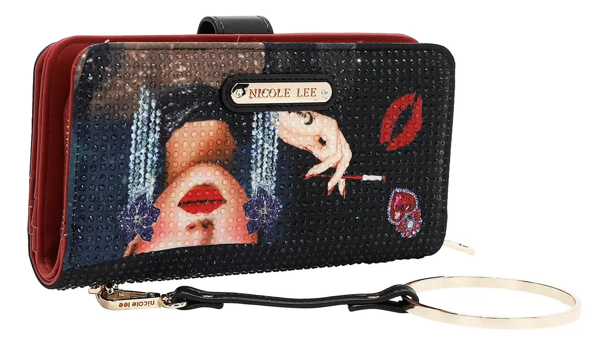 Cartera Nicole Lee Con Correa Y Pulsera 6700