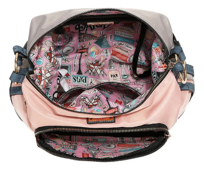 Bolsa Estampada De Hombro Sweet Girl Nikky By Nicole Lee