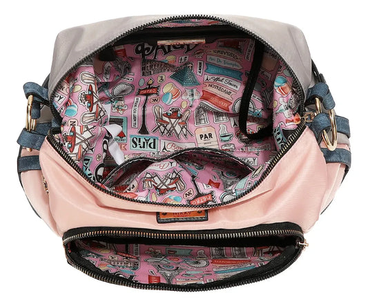 Bolsa Estampada De Hombro Sweet Girl Nikky By Nicole Lee