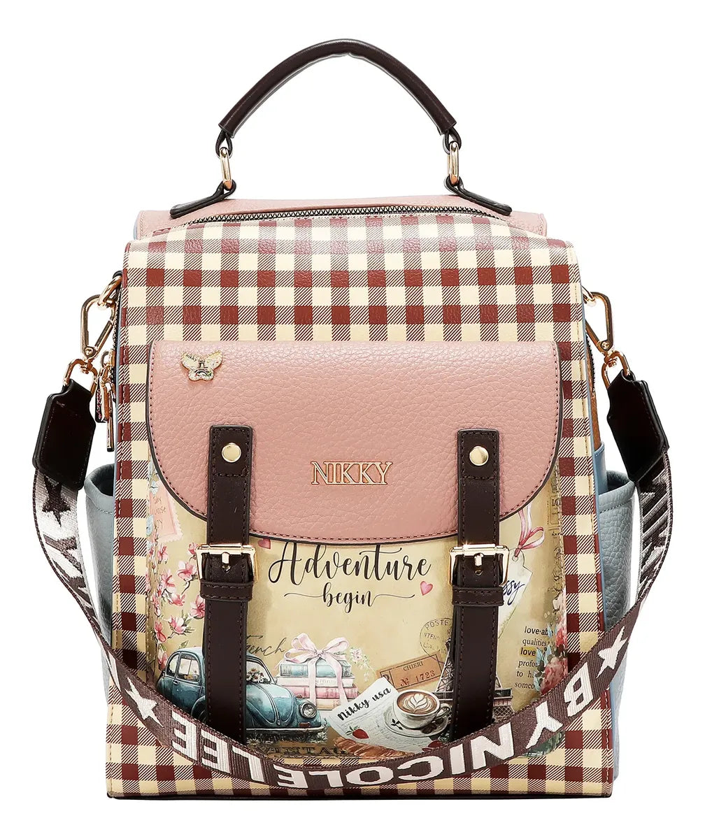 Mochila Con Solapa Chasing Dreams Nikky By Nicole Lee