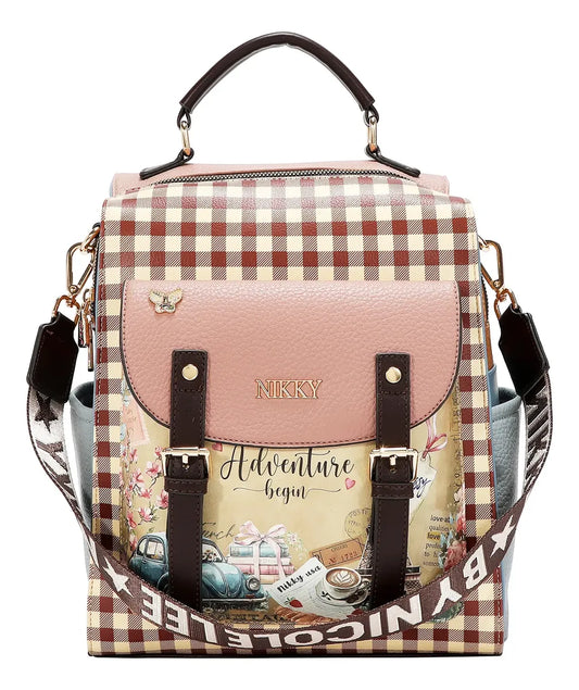 Mochila Con Solapa Chasing Dreams Nikky By Nicole Lee