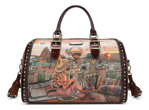 Bolso De Viaje Nicole Lee Hne16929 Heaven On Earth Terracota