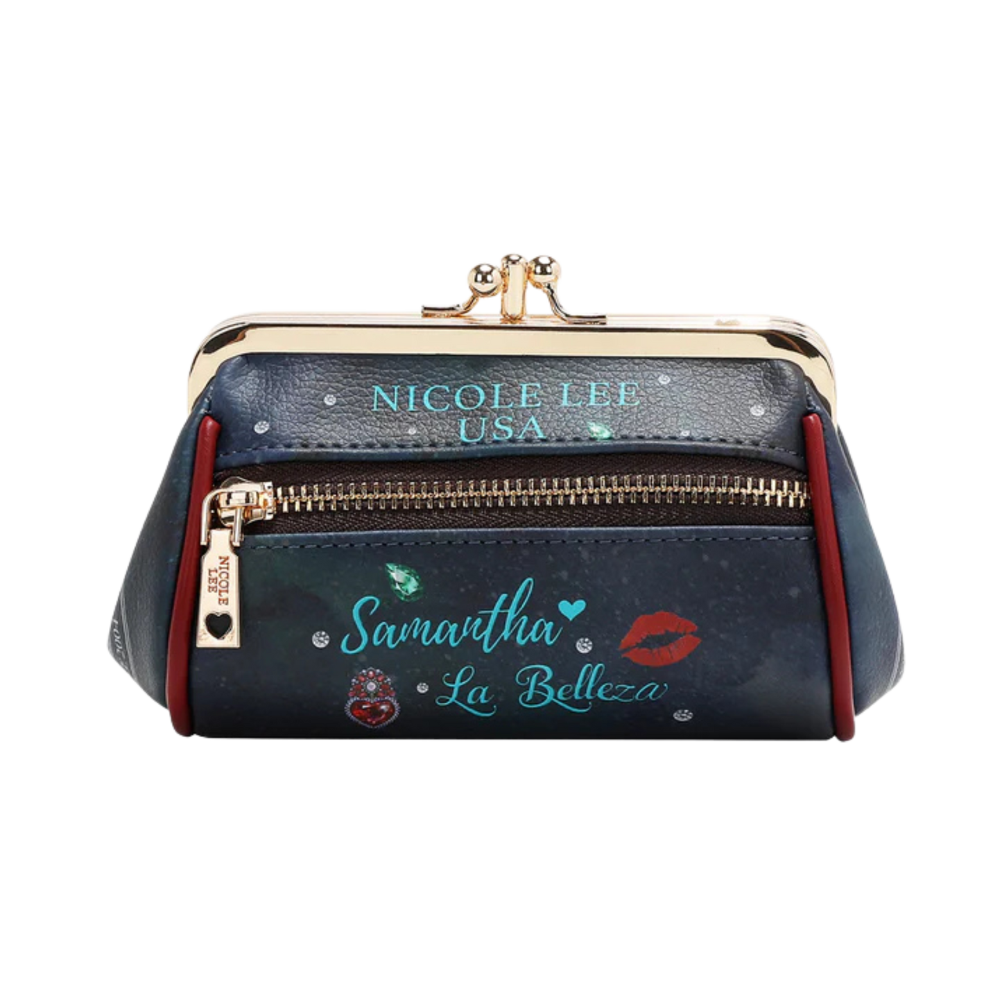 Monedero CP6614 Samantha la Belleza Con Muñequera Elegante Nicole Lee