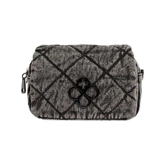 Bolso Crossbody JI 2592 Jaime Ibiza – Elegante, Compacto y Negro Aterciopelado
