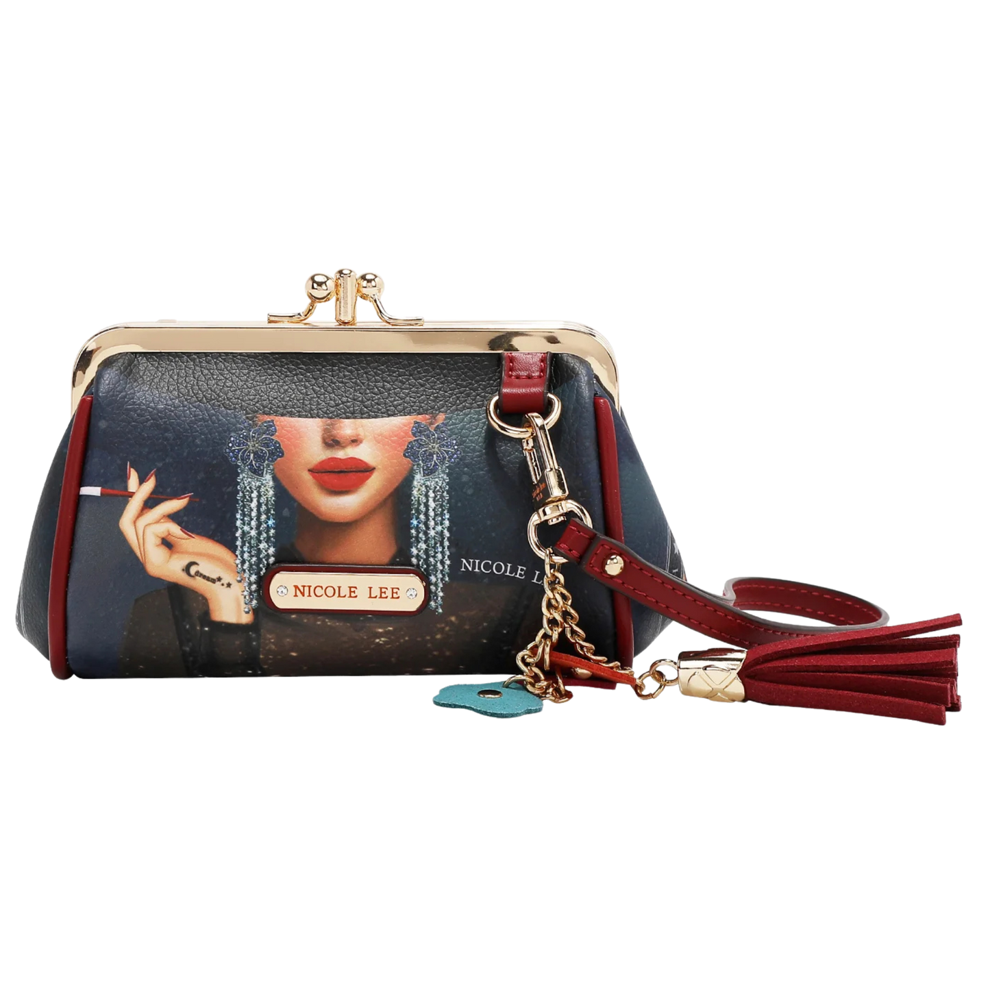 Monedero CP6614 Samantha la Belleza Con Muñequera Elegante Nicole Lee