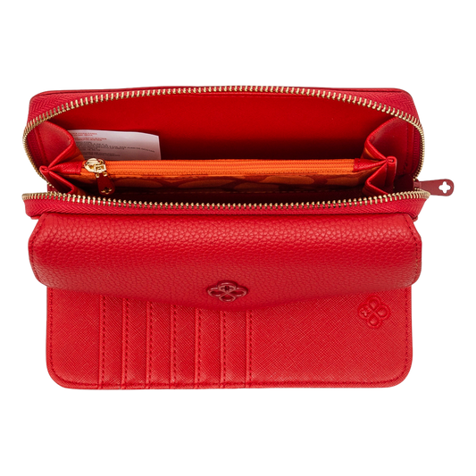 Cartera JI 624 Jaime Ibiza – Elegante y Moderna en Piel Vegana Color Rojo