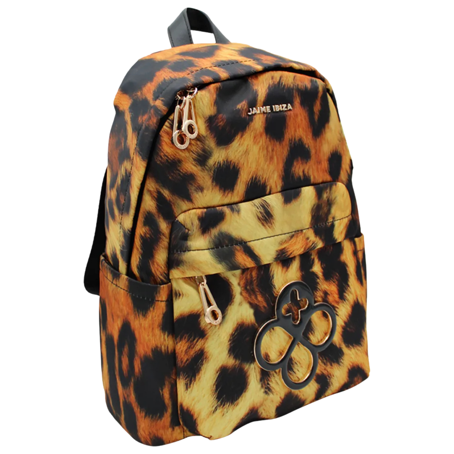 Mochila JI 2297 Jaime Ibiza – Leopardo Atrevido en Piel Vegana, Compacta y Urbana