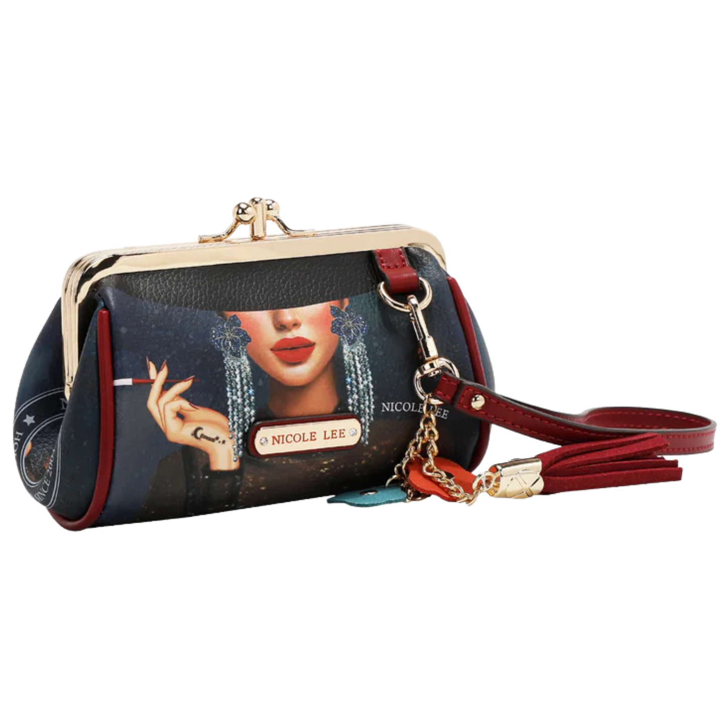 Monedero CP6614 Samantha la Belleza Con Muñequera Elegante Nicole Lee