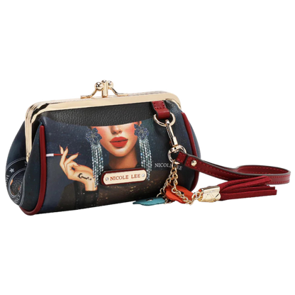 Monedero CP6614 Samantha la Belleza Con Muñequera Elegante Nicole Lee