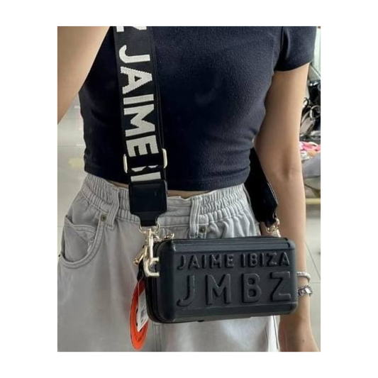 Crossbody JI 2406 Jaime Ibiza – Compacto, Doble Asa Negro