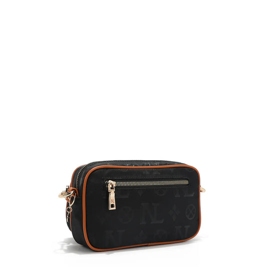 CROSSBODY MARGOT DE 2 PIEZAS (NEGRO)