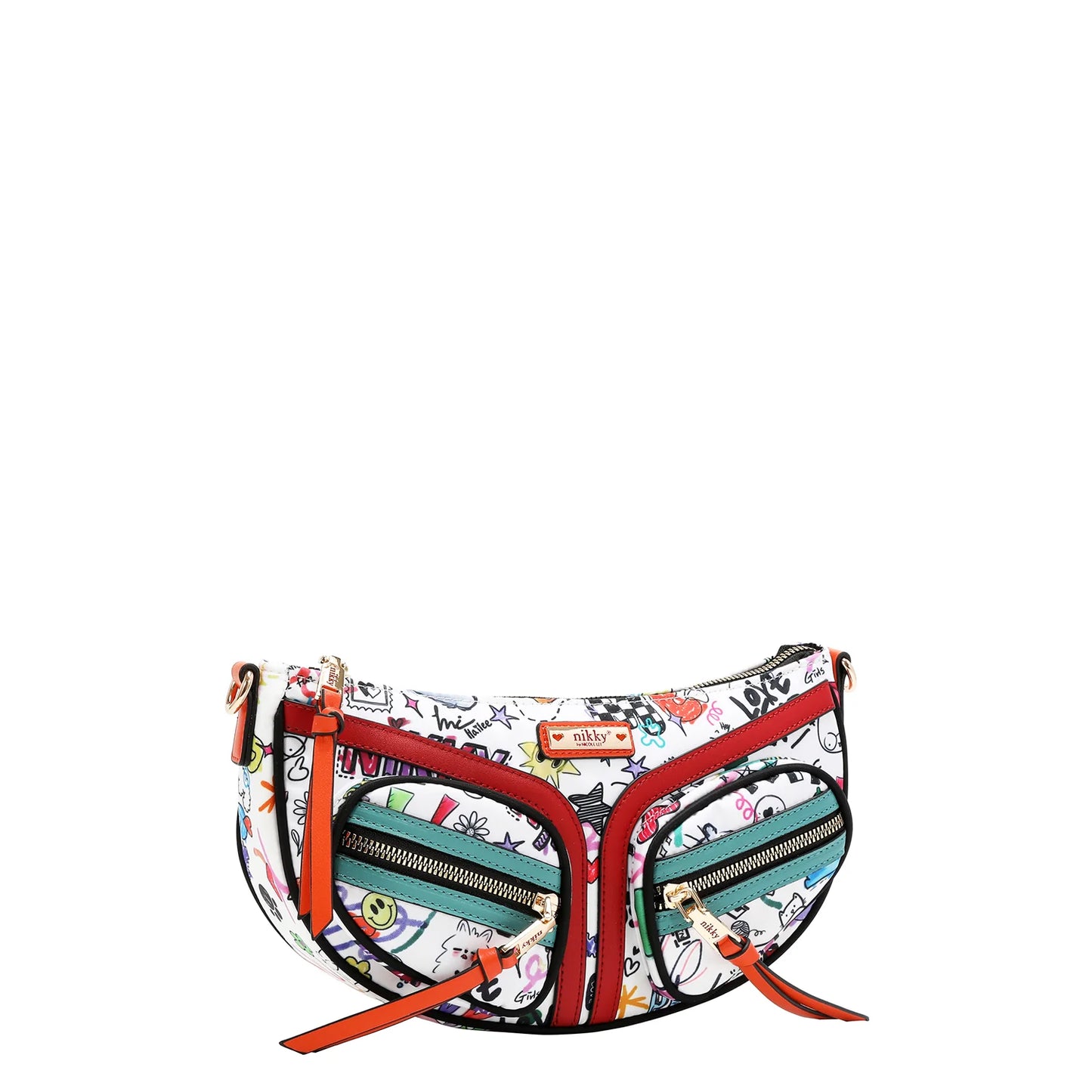 NK13143 JUST FOR FUN CRESCENT CROSSBODY