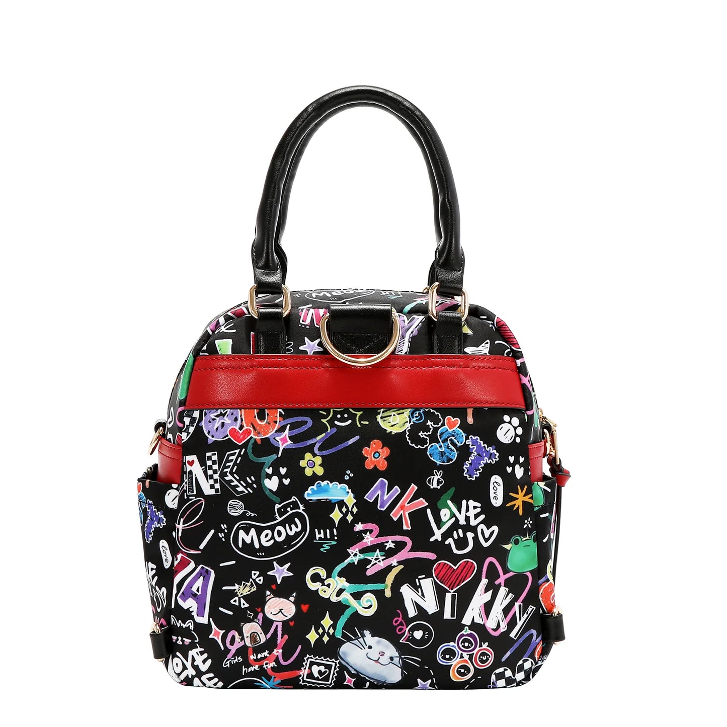 NK13144  JUST FOR FUN CONVERTIBLE SMALL BACKPACK / HANDBAG