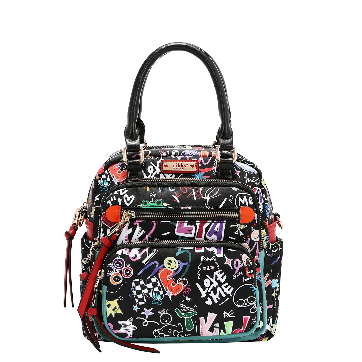NK13144  JUST FOR FUN CONVERTIBLE SMALL BACKPACK / HANDBAG