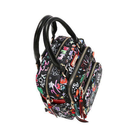 NK13144  JUST FOR FUN CONVERTIBLE SMALL BACKPACK / HANDBAG