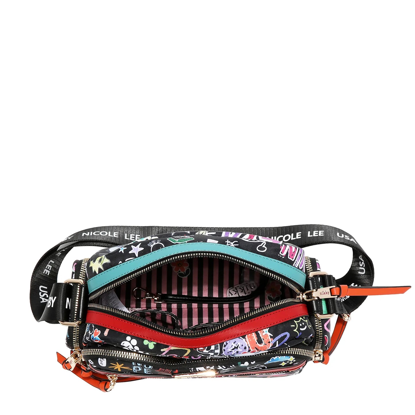 NK13145 JUST FOR FUN MULTIPOCKET CROSSBODY