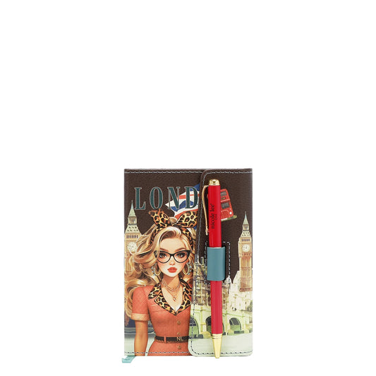 Libreta Con Pluma Nicole Lee Print London Eye Fw26