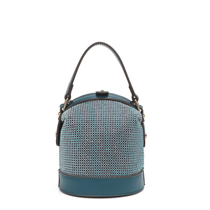 Mini Bolsa Nicole Lee Bianca de fiesta - Peacock Blue