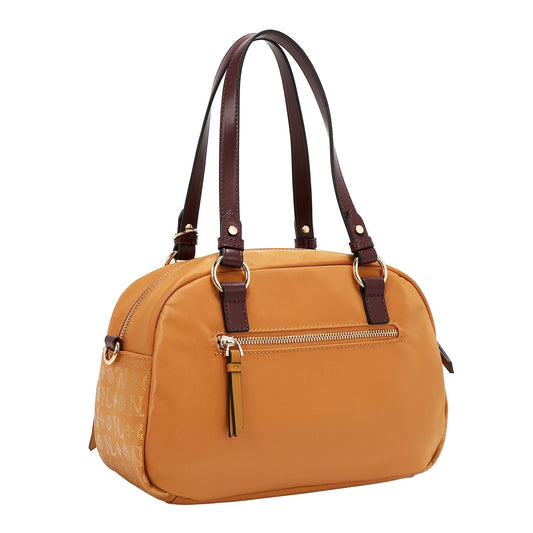 BOLSO BOSTON CON LOGOTIPO MONOGRAMA (TANG)
