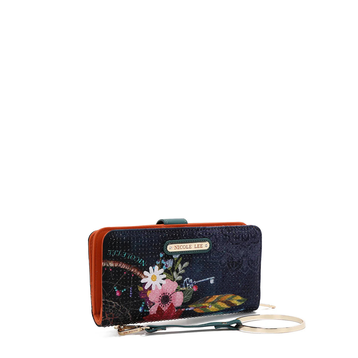 Cartera Nicole Lee Con Correa Y Pulsera 6700