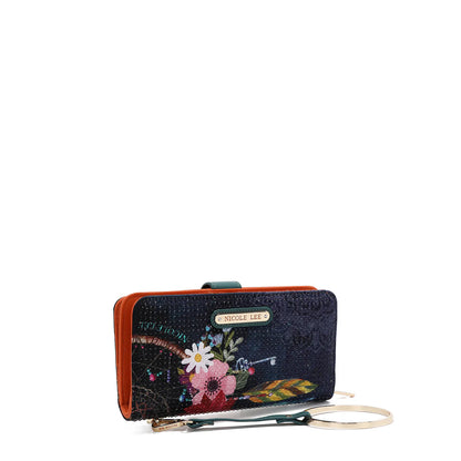 Cartera Nicole Lee Con Correa Y Pulsera 6700