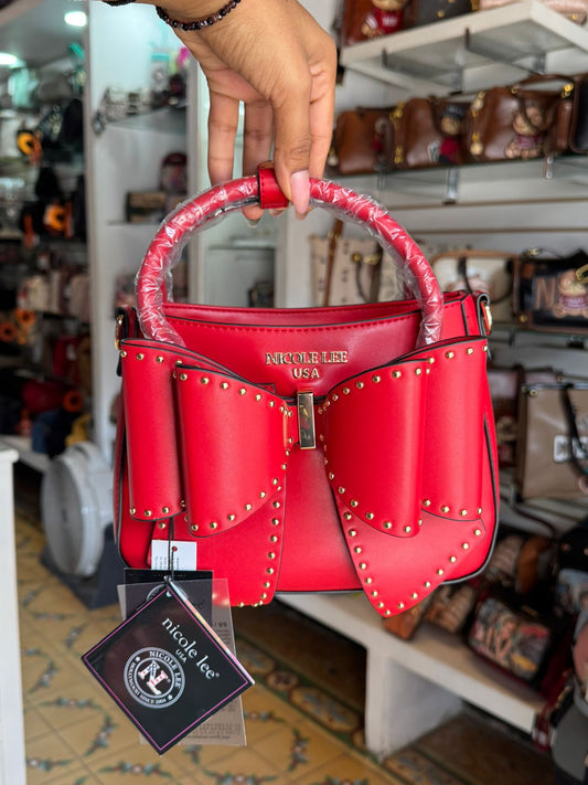 Bolso con moño chica nicole lee