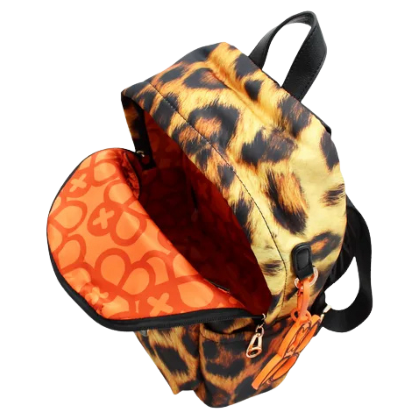 Mochila JI 2297 Jaime Ibiza – Leopardo Atrevido en Piel Vegana, Compacta y Urbana